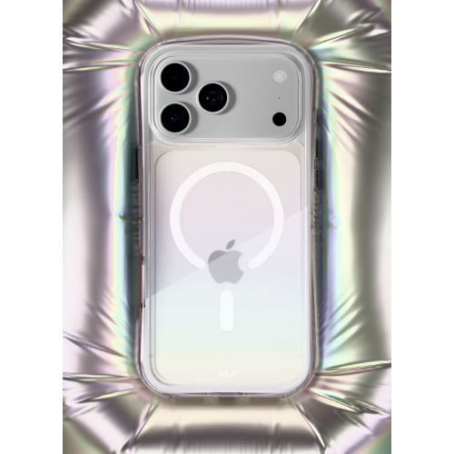 Чехол защитный VLP Bubble Case для iPhone 18 Pro, перламутр